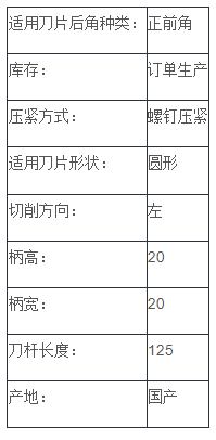 正前角外圓車刀